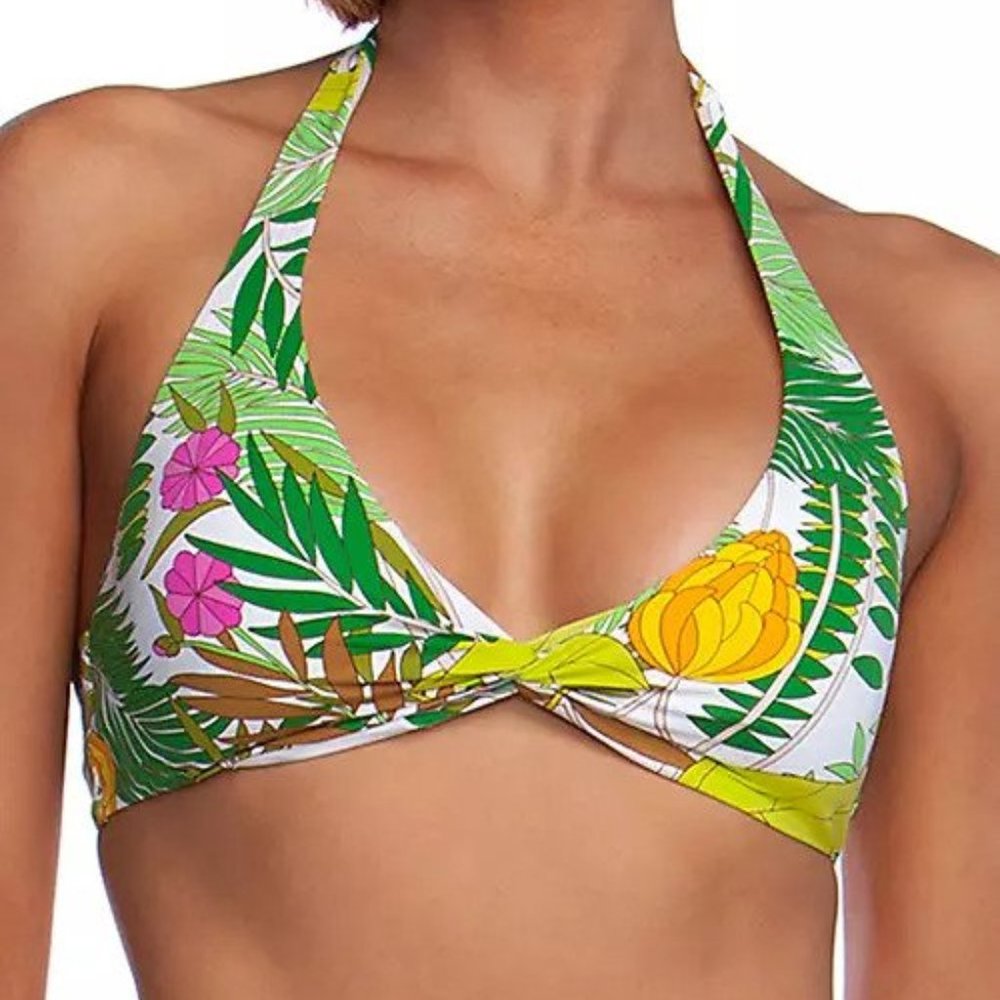 TRINA TURK It's Bananas Bikini Top NWT